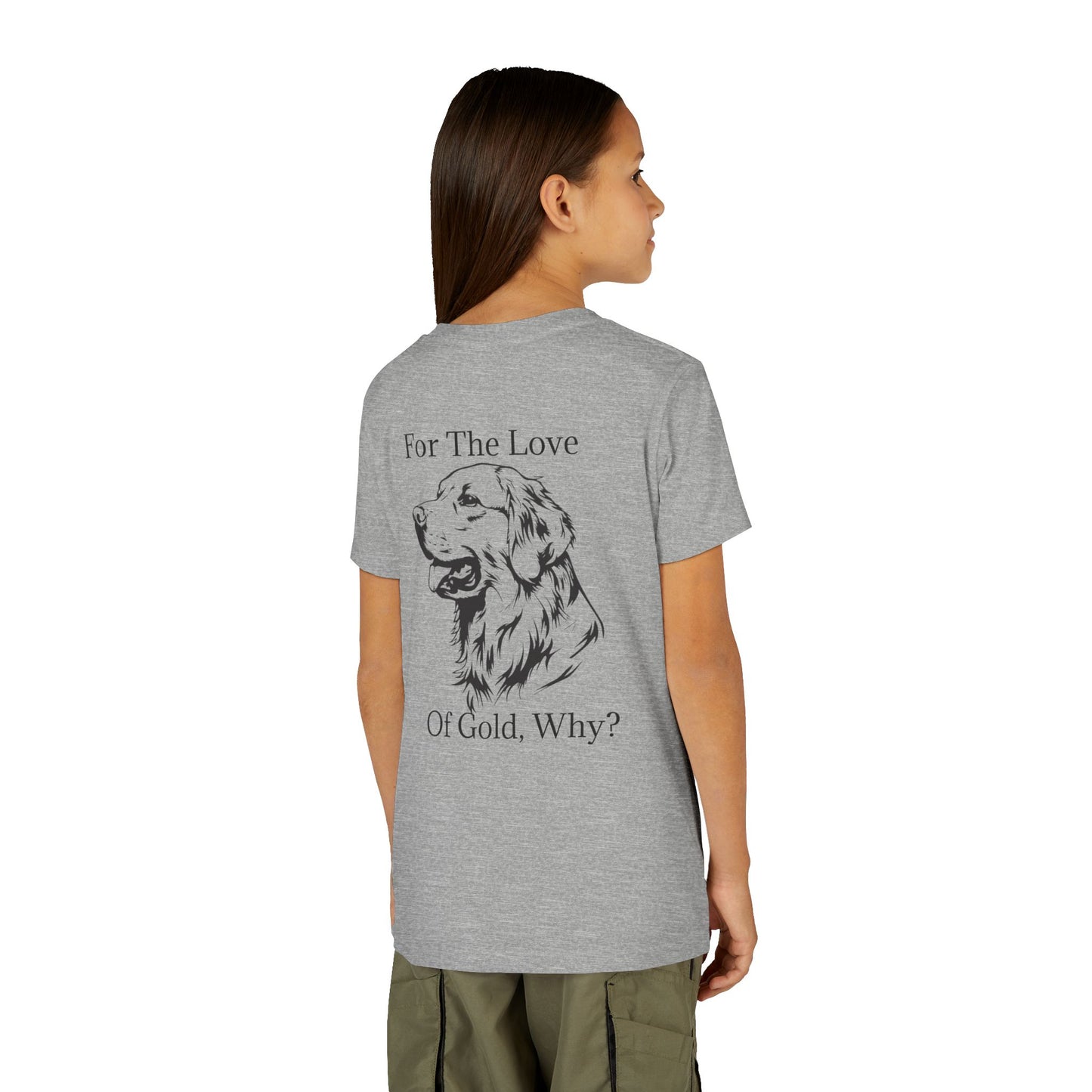 For The Love Of Gold Youth Unisex Short Sleeve Crewneck Tee