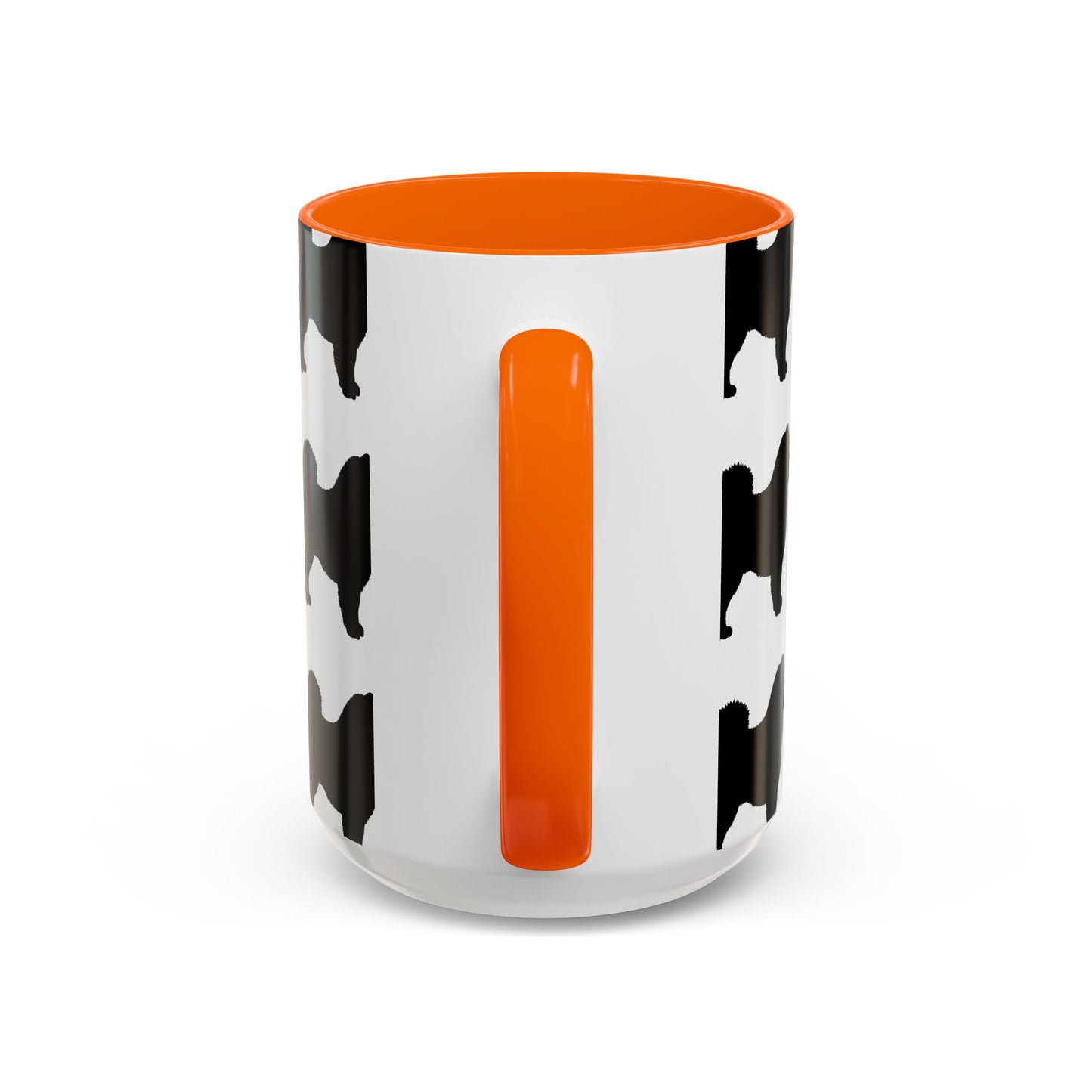 Samoyed Silhouette 2-Tone Coffee Mug