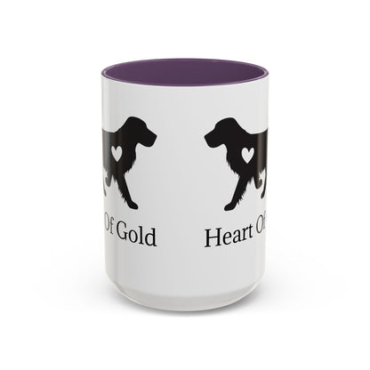 Heart Of Gold 2-Tone Coffee Mug