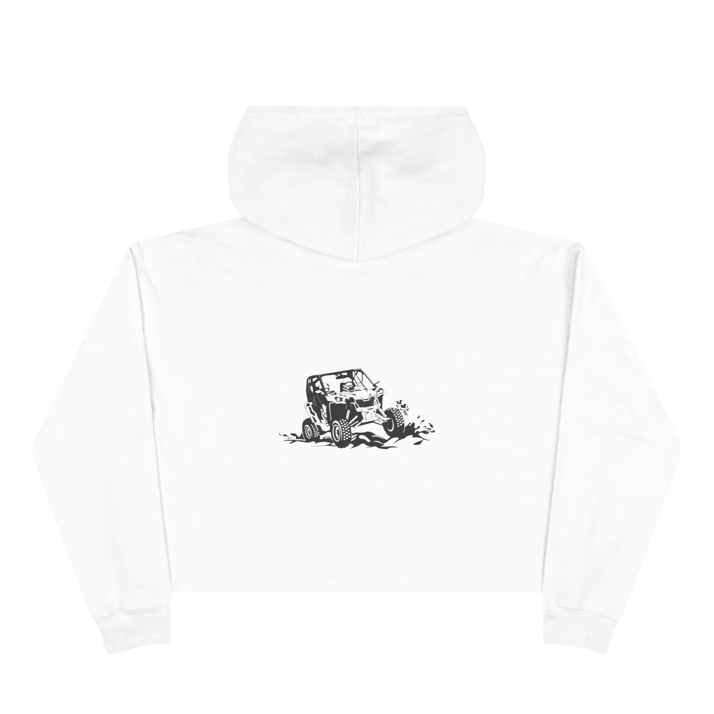 Slingin' Mud Side By Side Women's Crop Hoodie