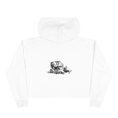 Slingin' Mud Side By Side Women's Crop Hoodie