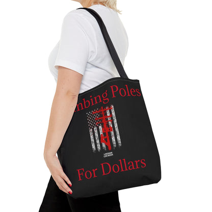 Climbing Poles Tote Bag