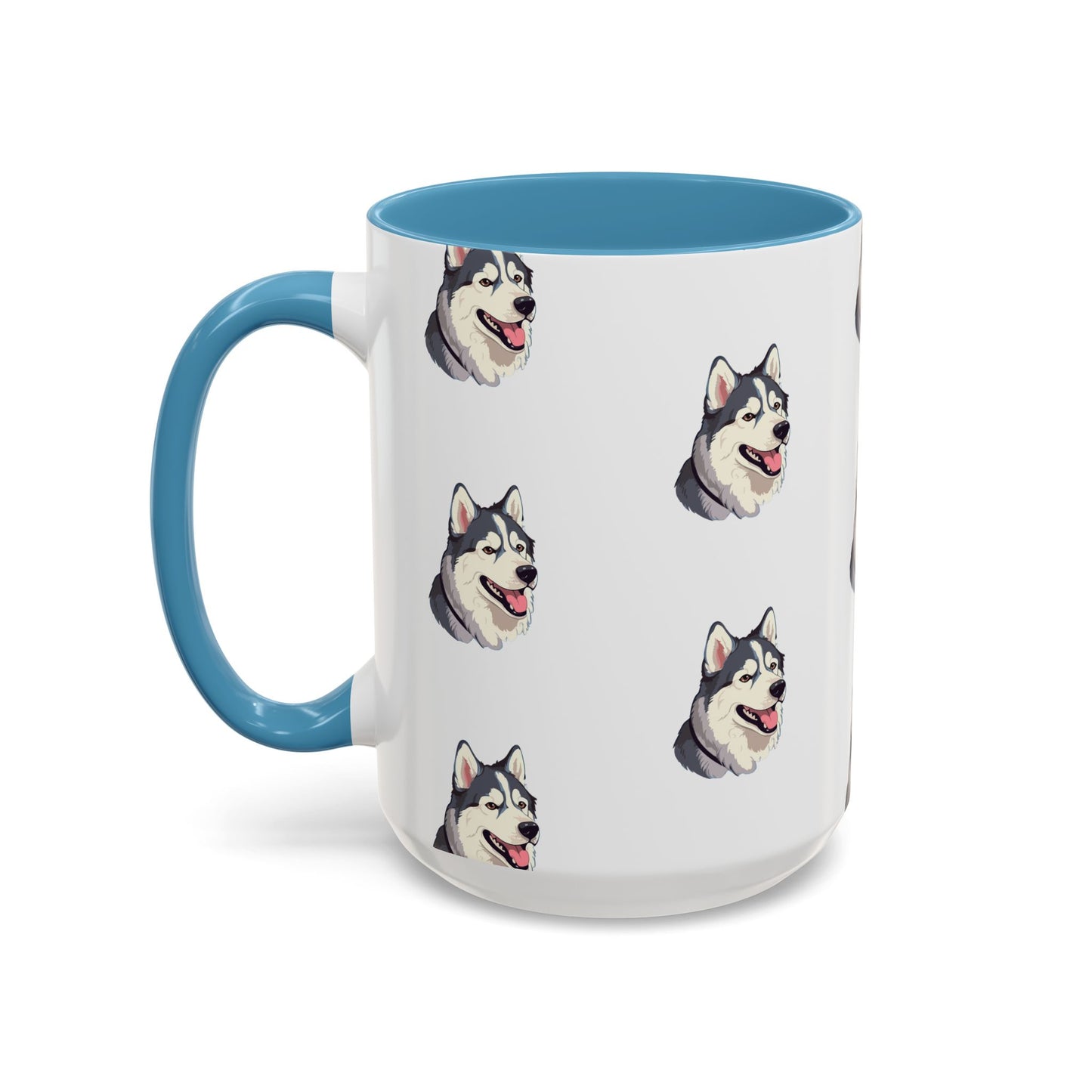 Malamute Head 2-Tone Coffee Mug