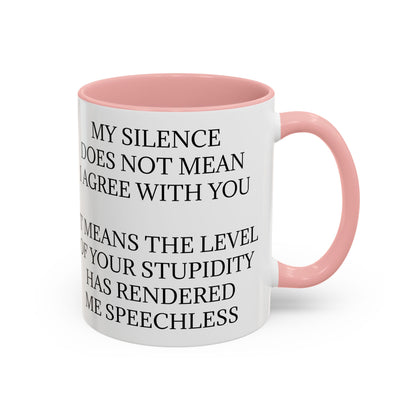 Speechless 2-Tone Coffee Mug