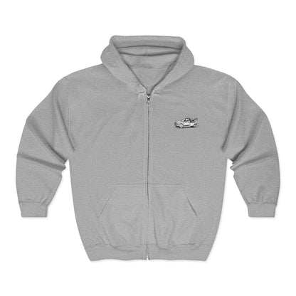 I Can't Fix Stupid Wheel Lift Tow Truck Unisex Full Zip Hoodie