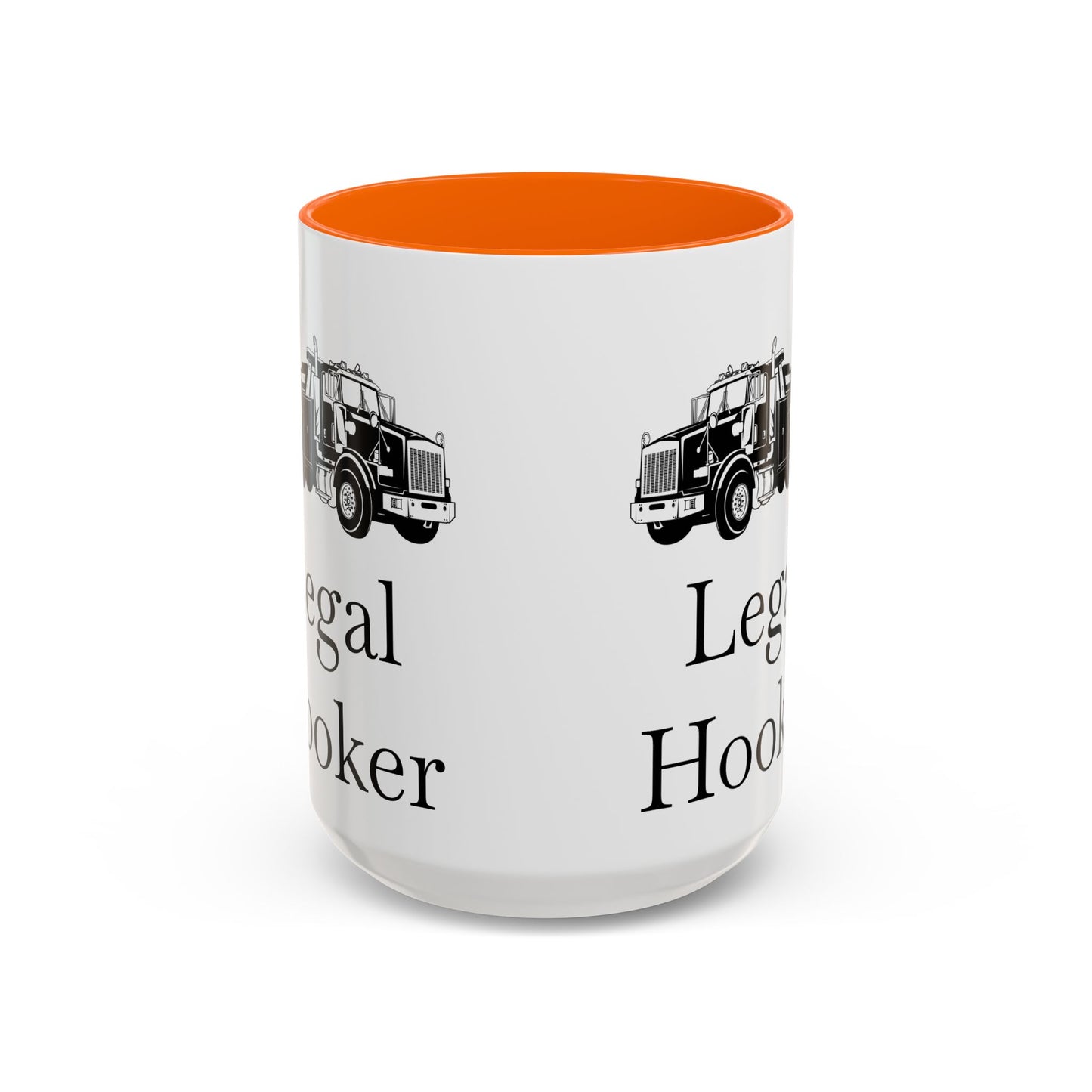 Legal H**ker Heavy Tow Truck 2-Tone Coffee Mug