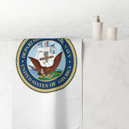 US Navy Mink-Cotton  Beach Towel
