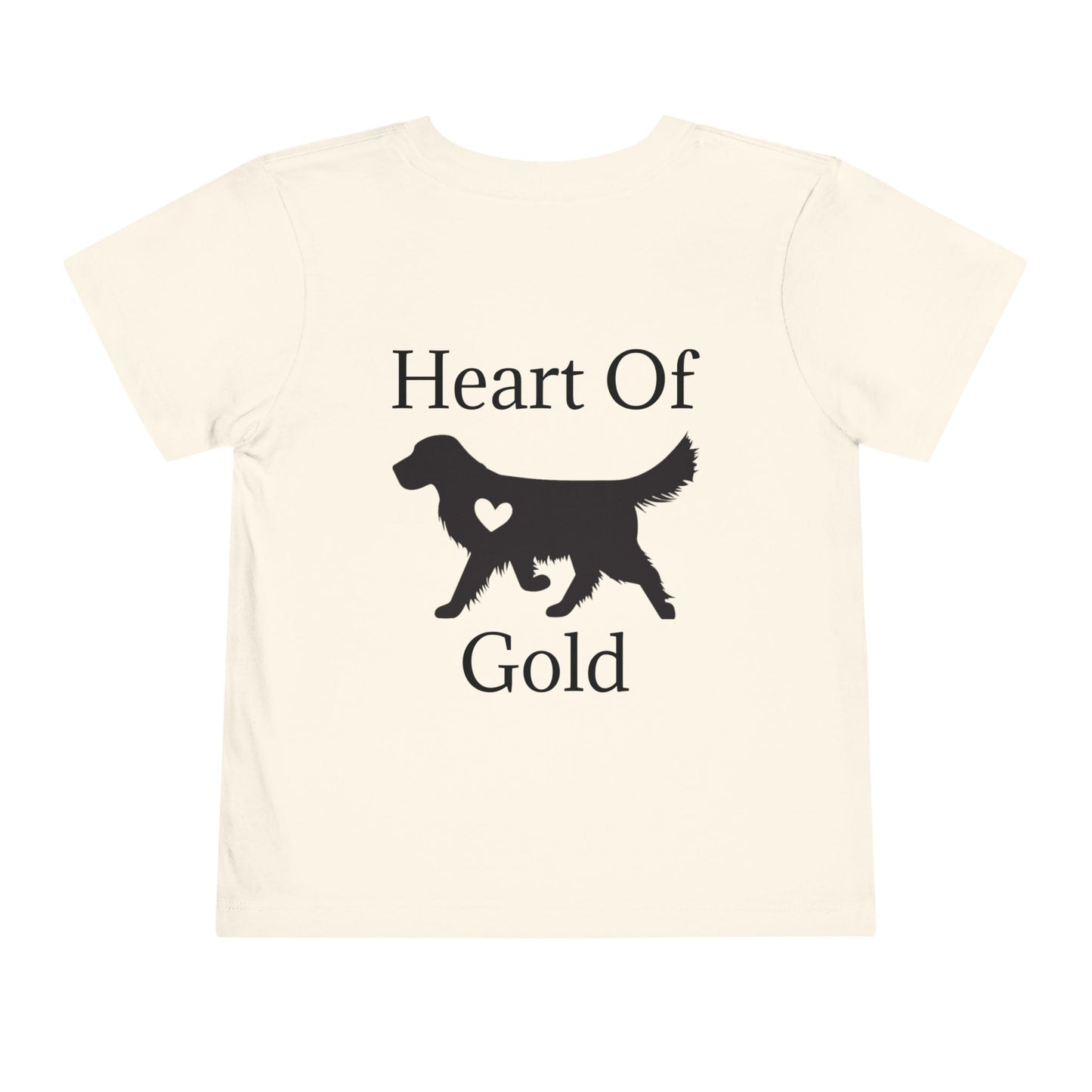 Heart Of Gold Toddler Unisex Short Sleeve Crewneck Tee
