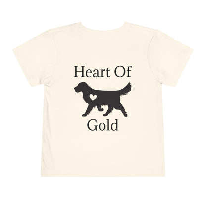 Heart Of Gold Toddler Unisex Short Sleeve Crewneck Tee