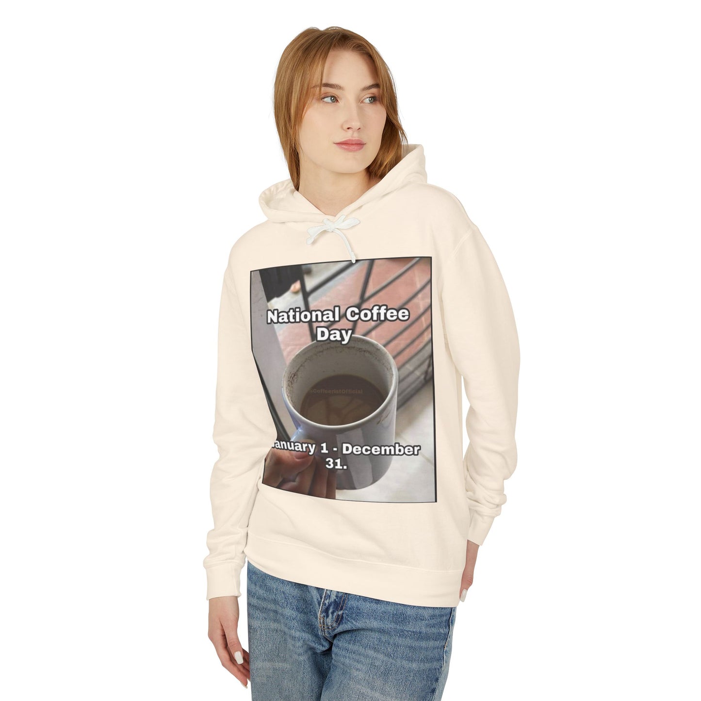 National Coffee Day Unisex Lightweight Hoodie