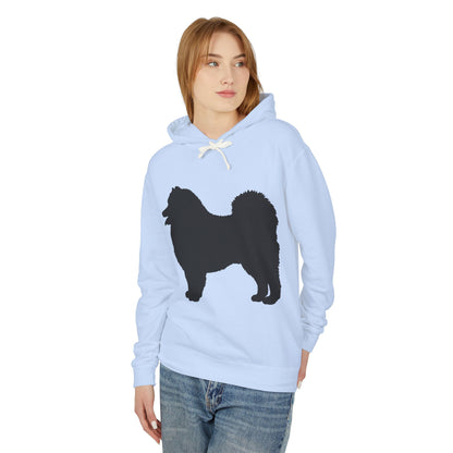 Samoyed Silhouette Unisex Lightweight Hoodie