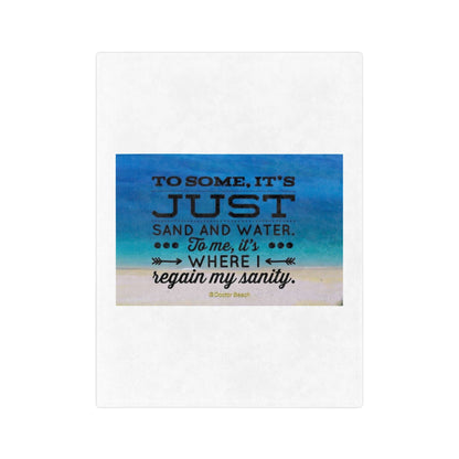 Dr. Beach Velveteen Microfiber Blanket