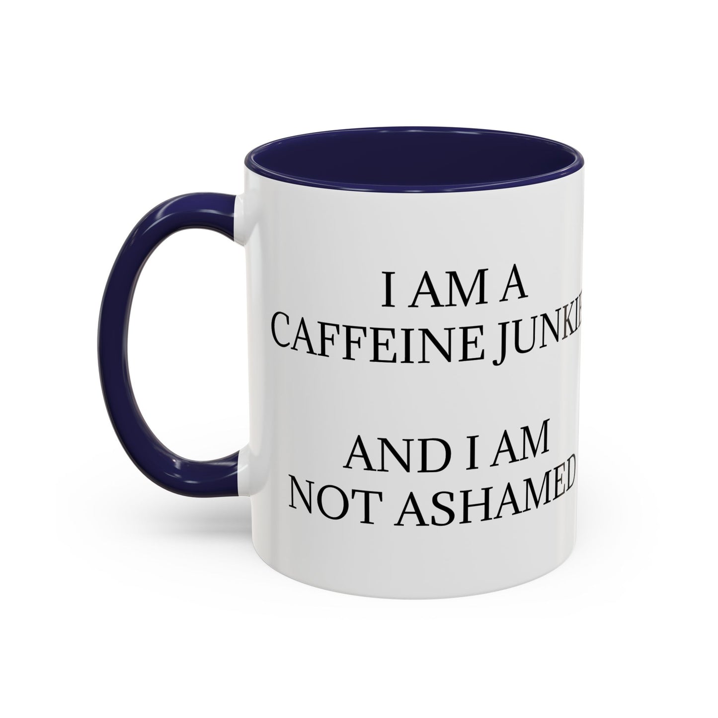 Caffeine Junkie 2-Tone Coffee Mug