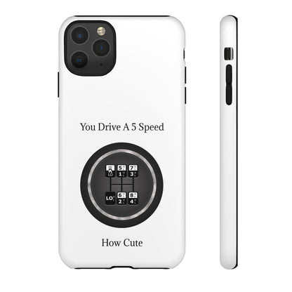 5 Speed How Cute iPhone Case