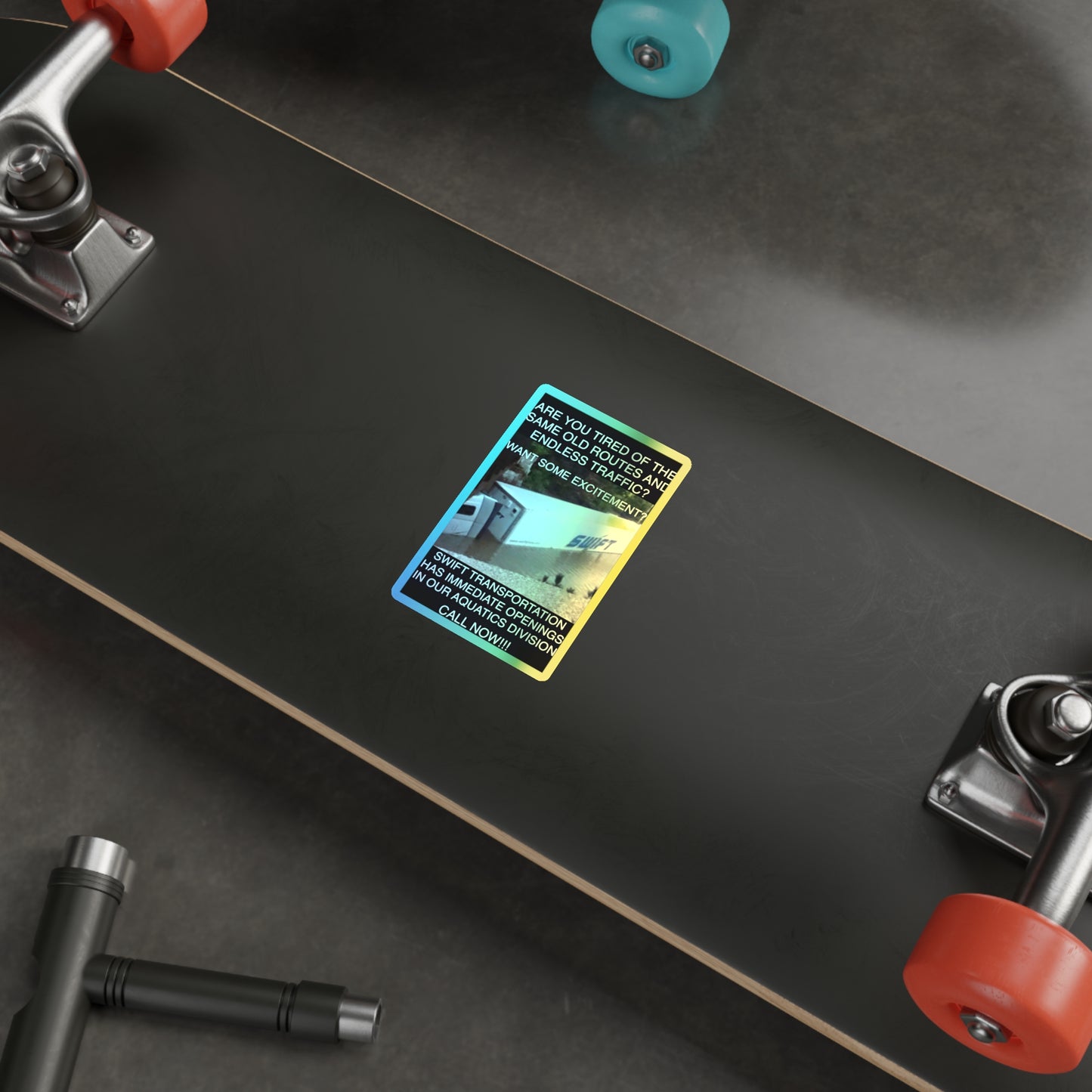 Swift Aquatics Holographic Sticker