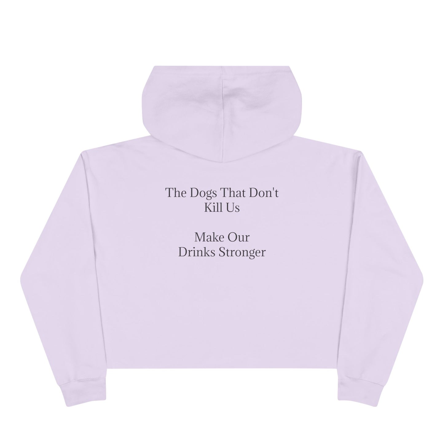 Drinks Stronger Women's Crop Hoodie