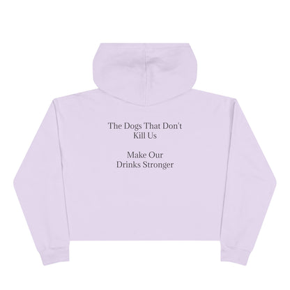 Drinks Stronger Women's Crop Hoodie