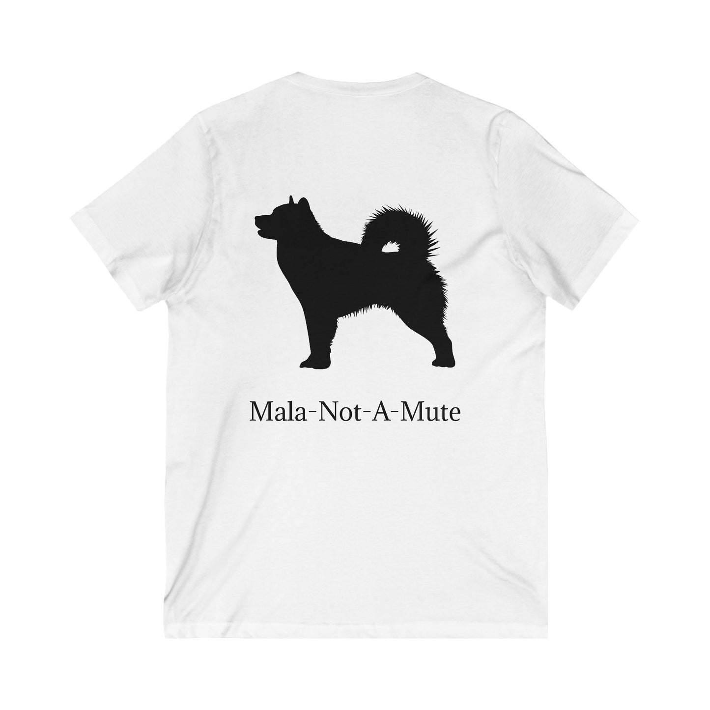 Mala-Not-A-Mute Unisex Short Sleeve V-Neck Tee