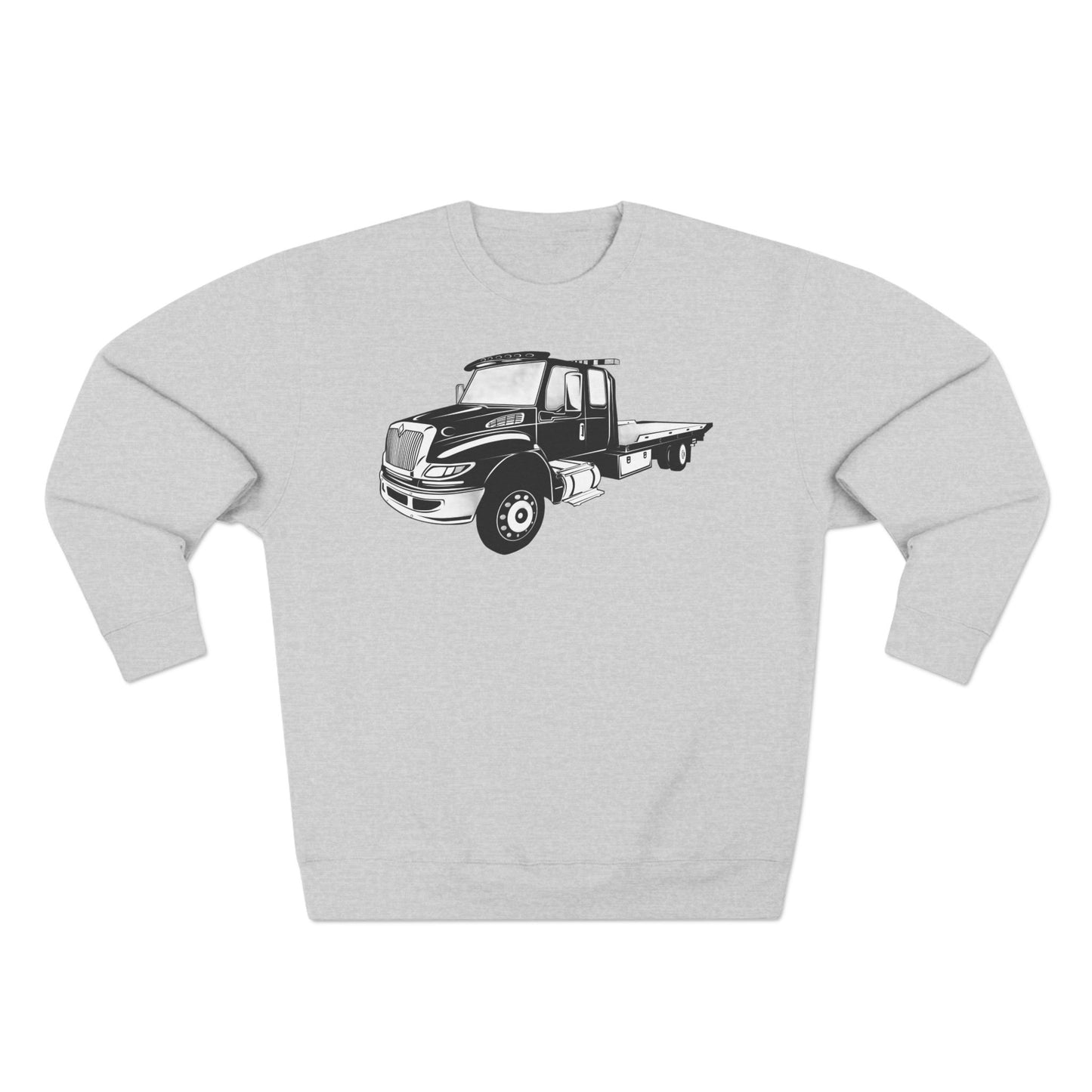 Flatbed Tow Truck Unisex Crewneck Sweatshirt