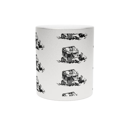Slingin' Mud Side By Side Metallic Coffee Mug