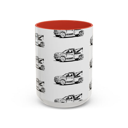Wheel Lift Tow Truck 2-Tone Coffee Mug