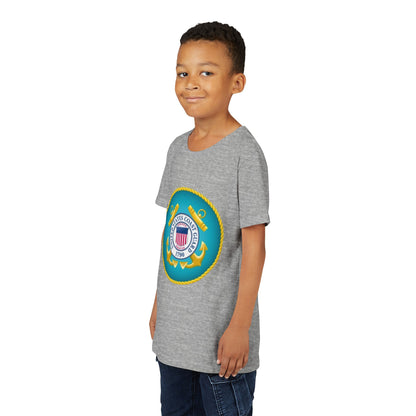 US Coast Guard Youth Unisex Short Sleeve Crewneck Tee