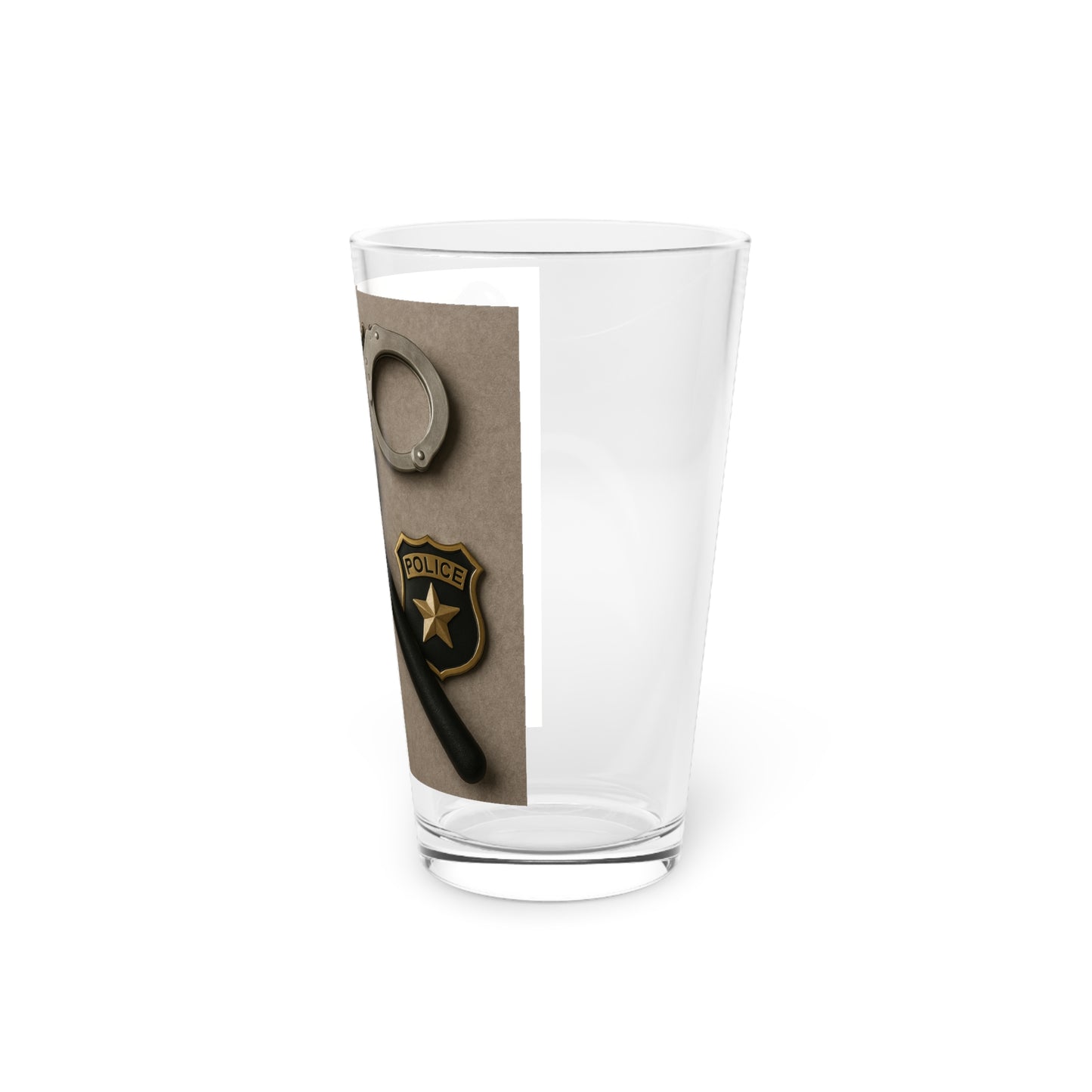 Law Enforcement Appreciation Drinking Glass
