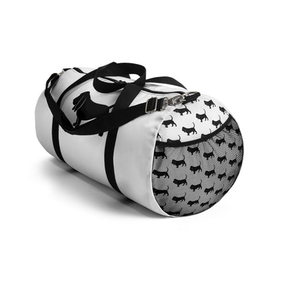 Basset Hound Silhouette Duffel Bag