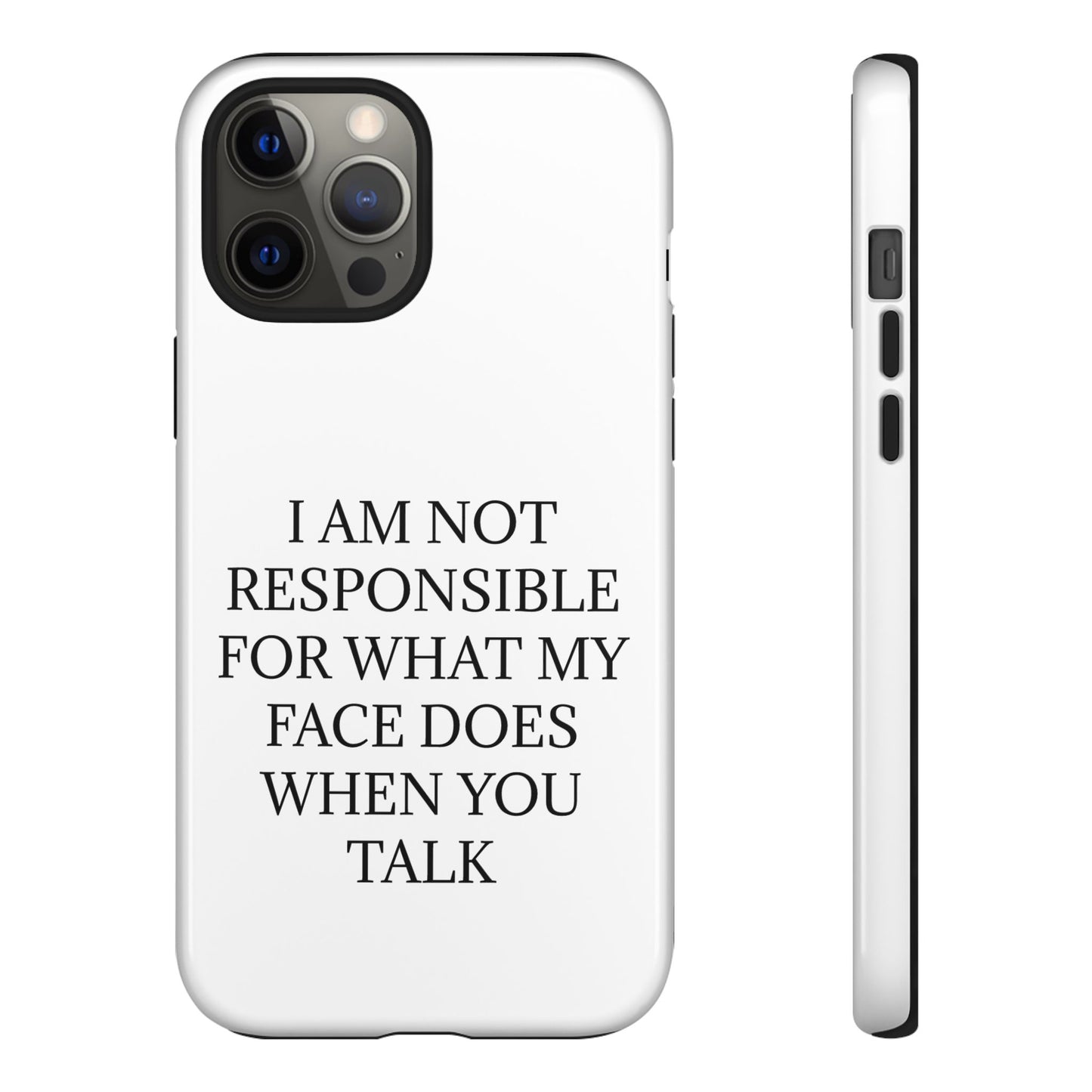 When You Talk iPhone Case