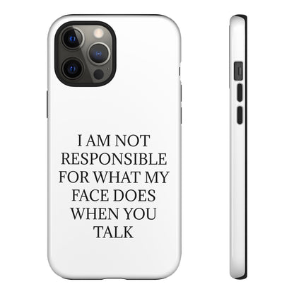 When You Talk iPhone Case
