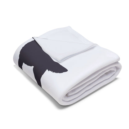 Golden Silhouette Arctic Fleece Blanket