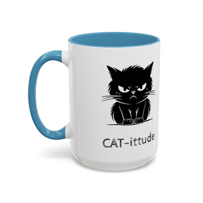 CAT-ittude 2-Tone Coffee Mug