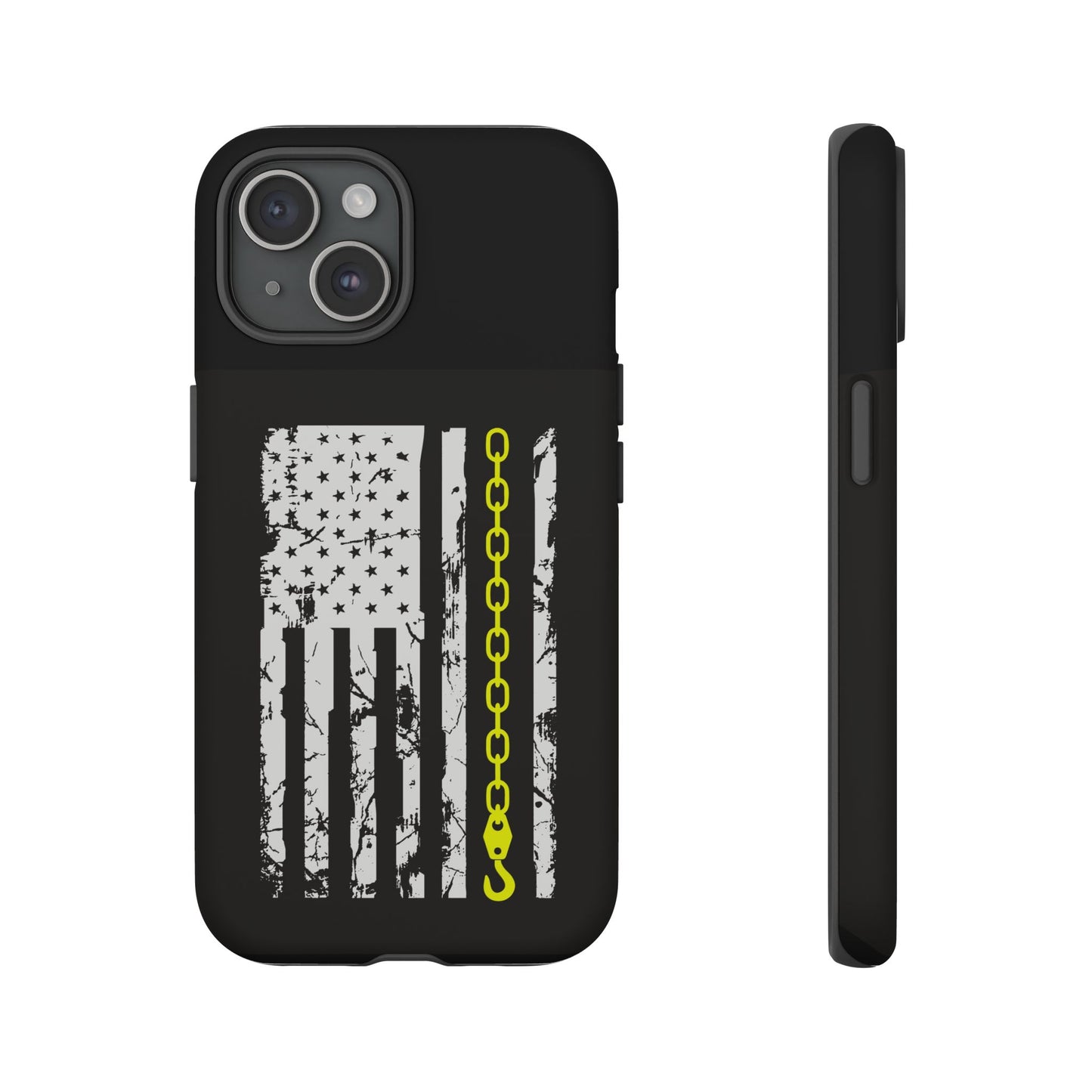 Thin Yellow Line iPhone Case