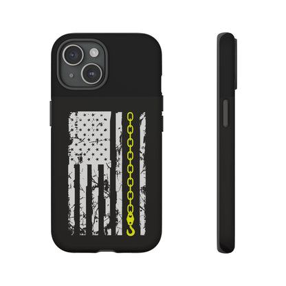 Thin Yellow Line iPhone Case
