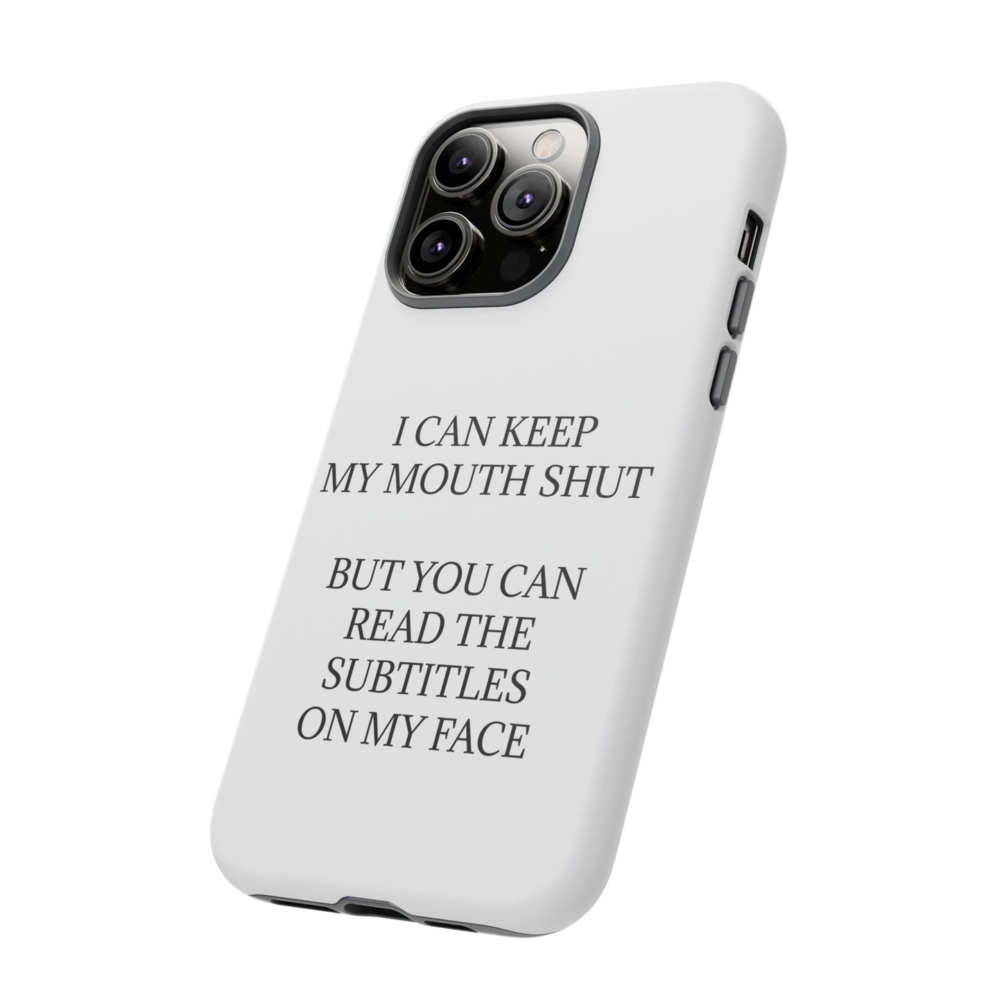 Subtitles iPhone Case