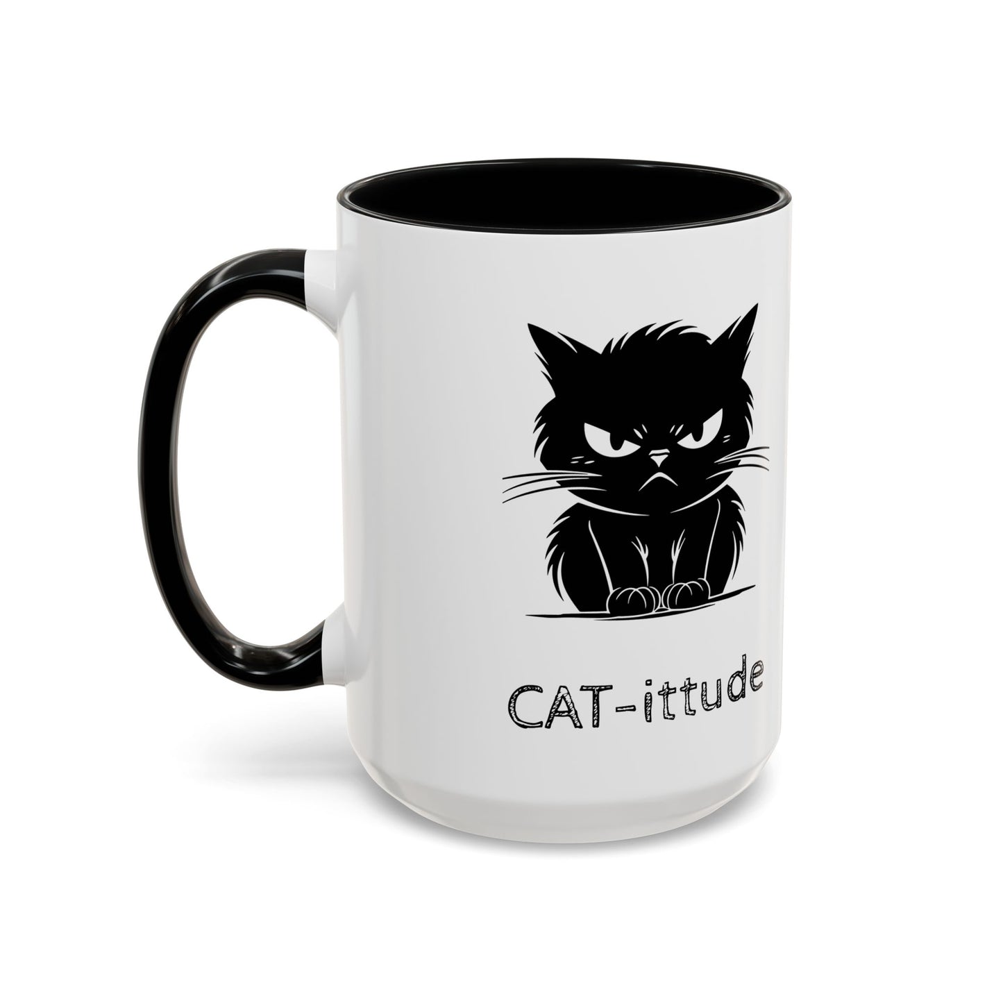 CAT-ittude 2-Tone Coffee Mug