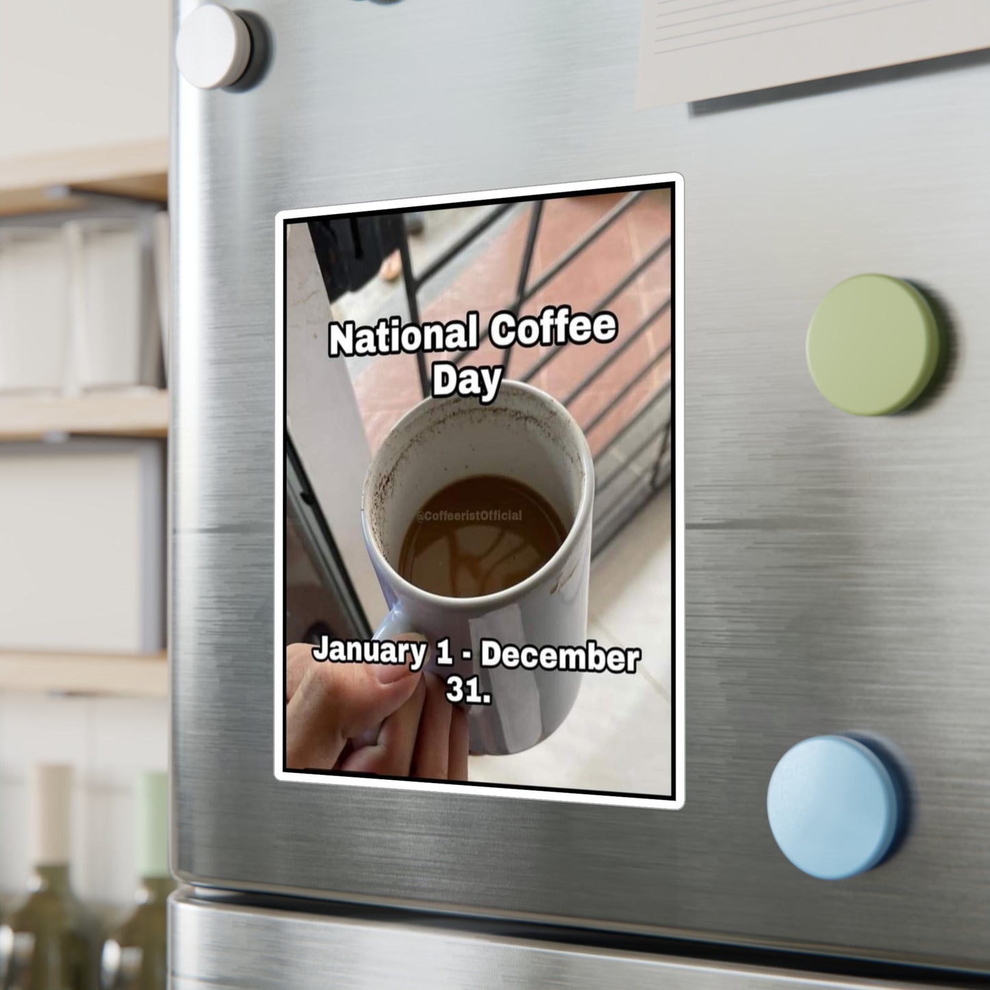 National Coffee Day Vinyl Decal