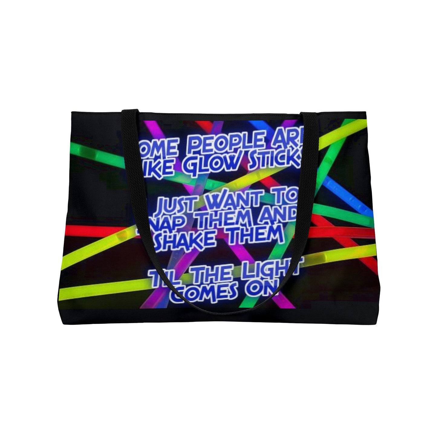 Glow Sticks Weekender Tote Bag
