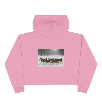 Mush On Women's Crop Hoodie