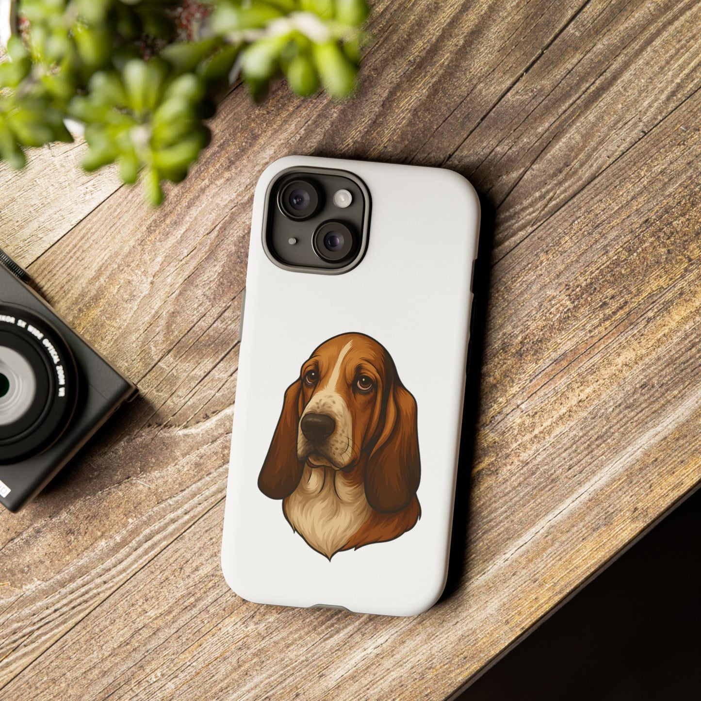 Basset Hound Head iPhone Case