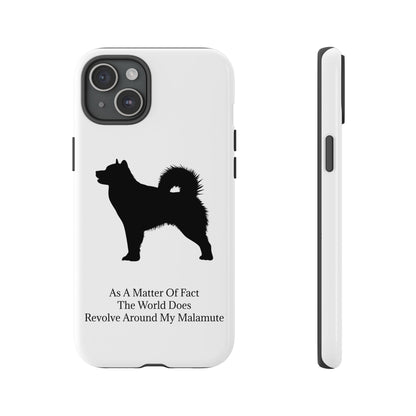 Matter Of Fact Malamute iPhone Case