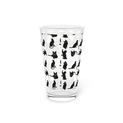 Cats Drinking Glass