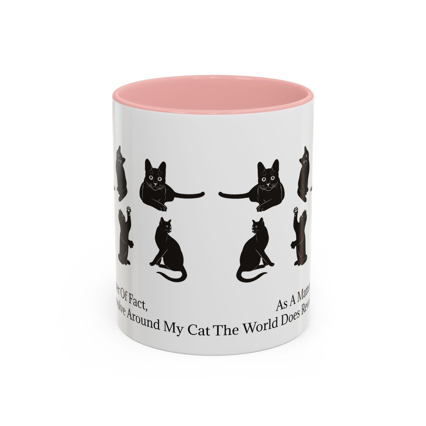 Matter Of Fact Cat 2-Tone Coffee Mug