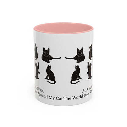 Matter Of Fact Cat 2-Tone Coffee Mug