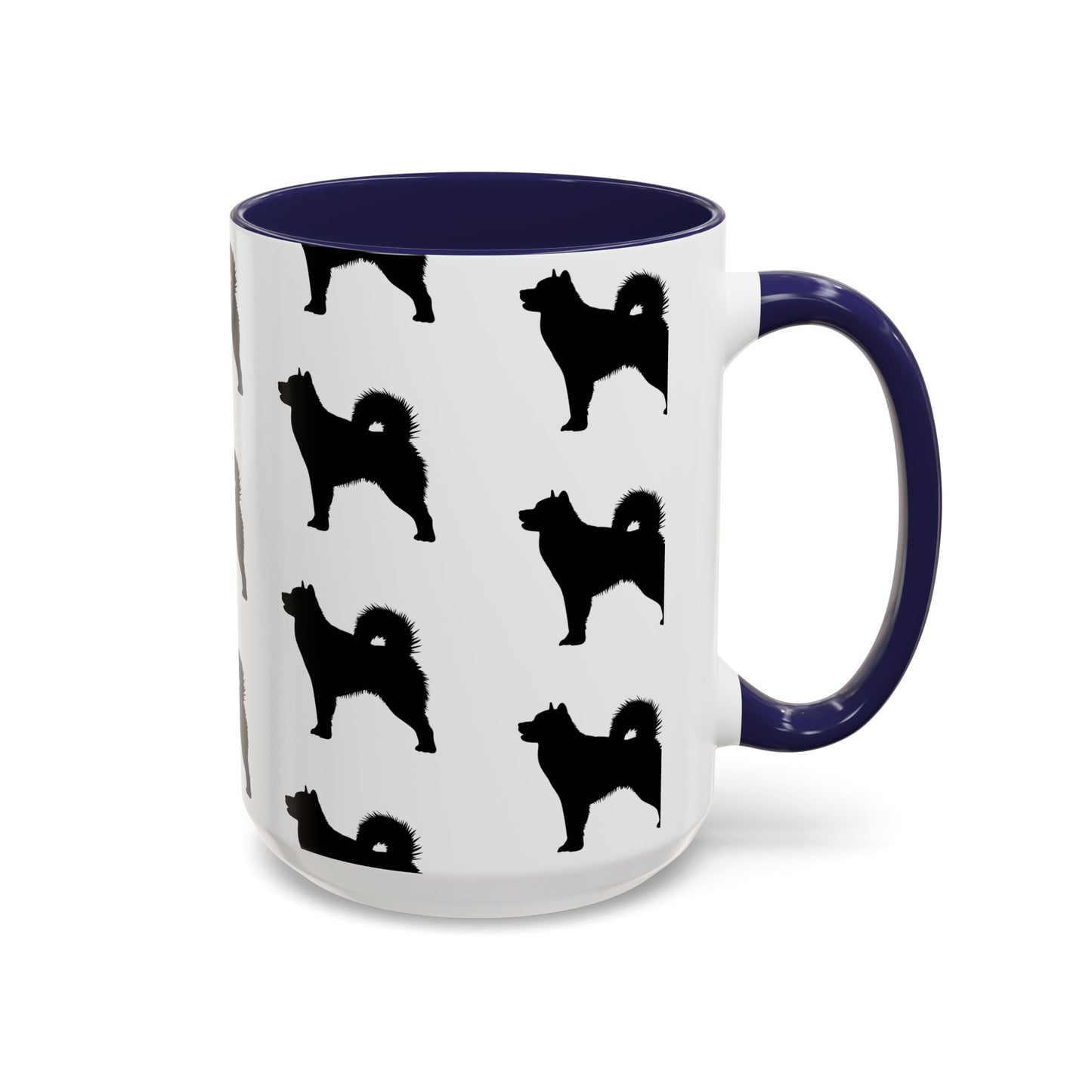 Malamute Silhouette 2-Tone Coffee Mug