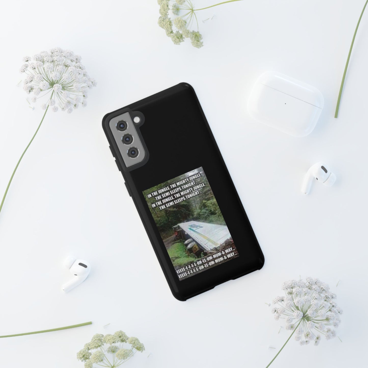 Semi Sleeps Samsung Case