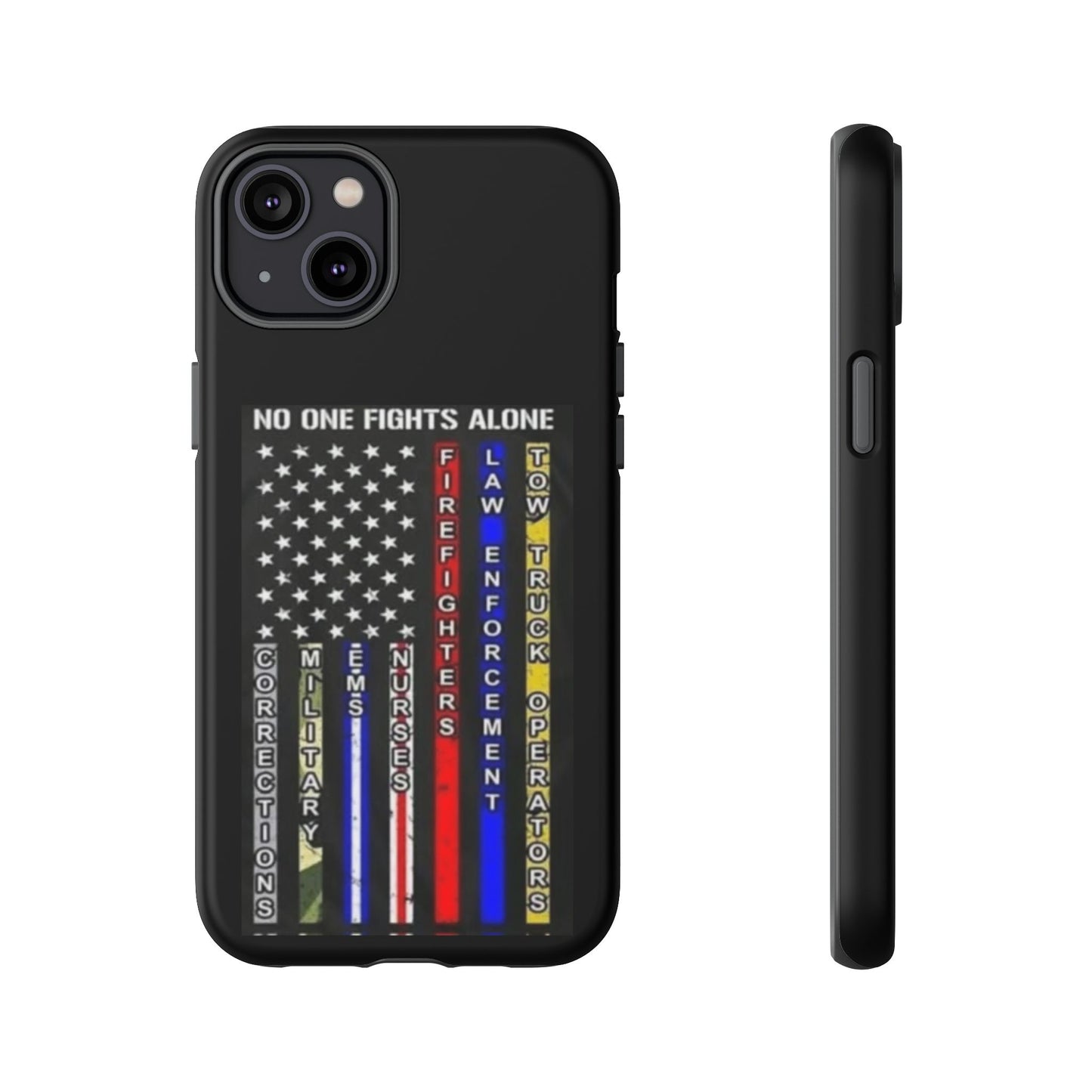 No One Fights Alone iPhone Case