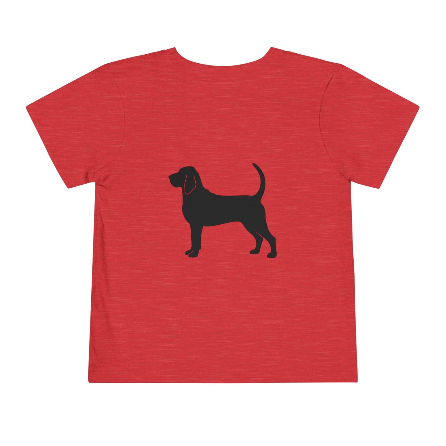 Bloodhound Silhouette Toddler Unisex Short Sleeve Crewneck Tee