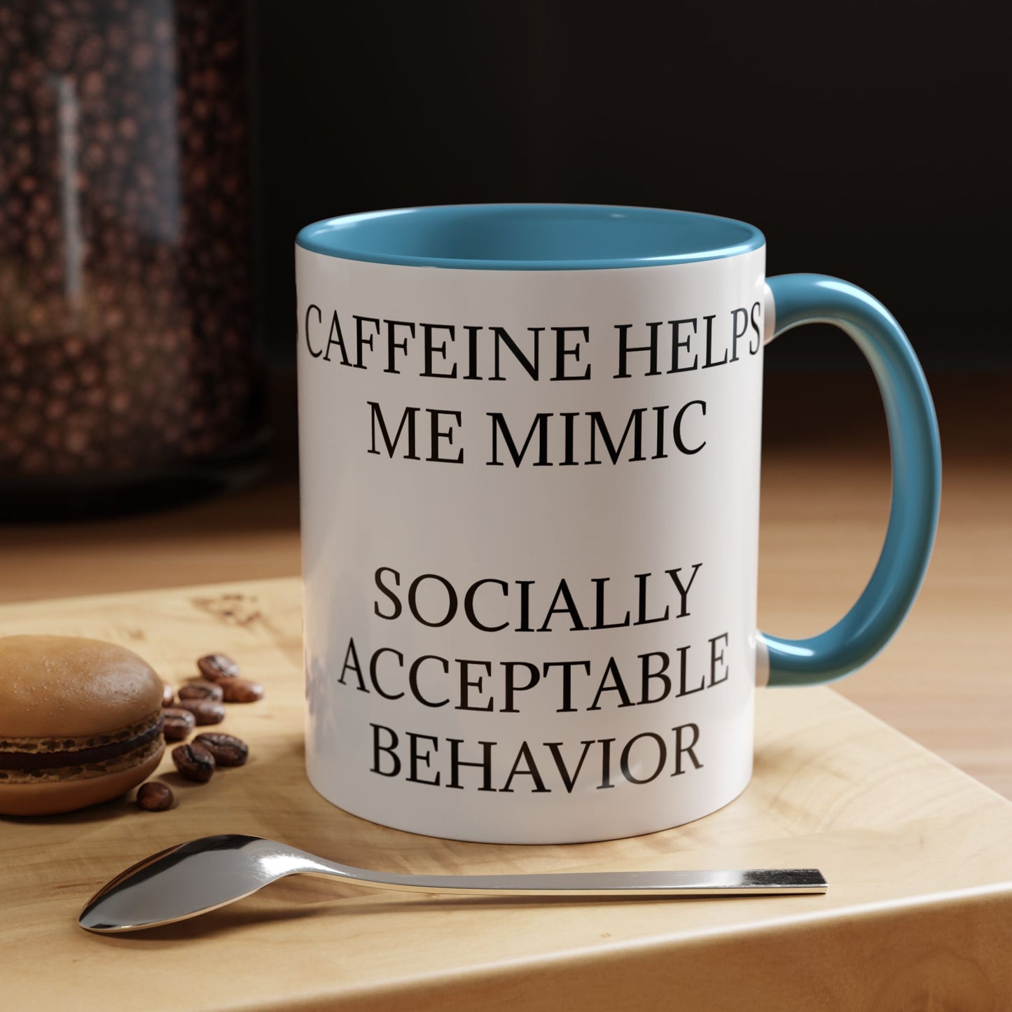Socially Acceptable 2-Tone Coffee Mug