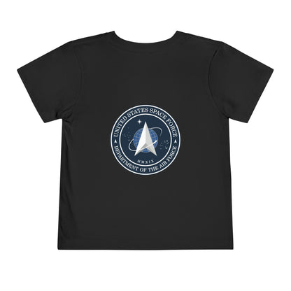 US Space Force Toddler Unisex Short Sleeve Crewneck Tee